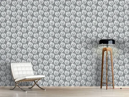 Wall Mural Pattern Wallpaper Violetta Grey