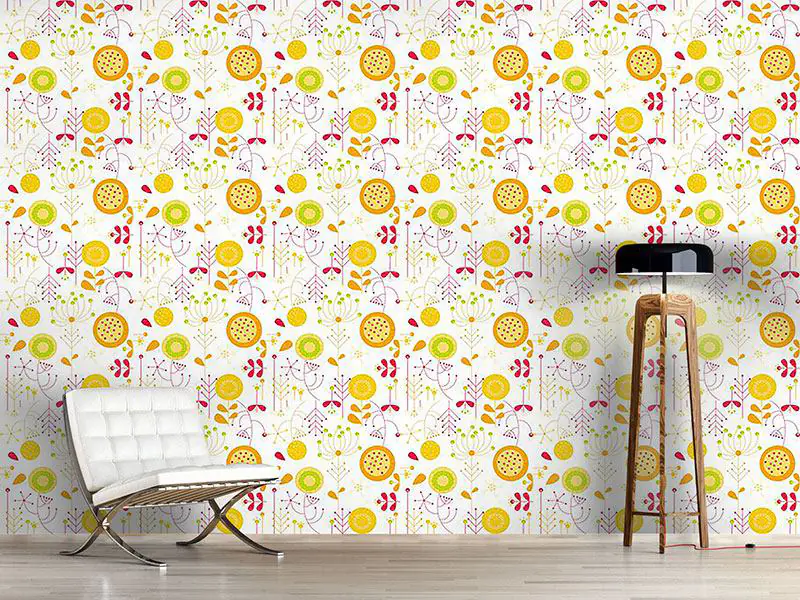 Wall Mural Pattern Wallpaper Lilijana Sole