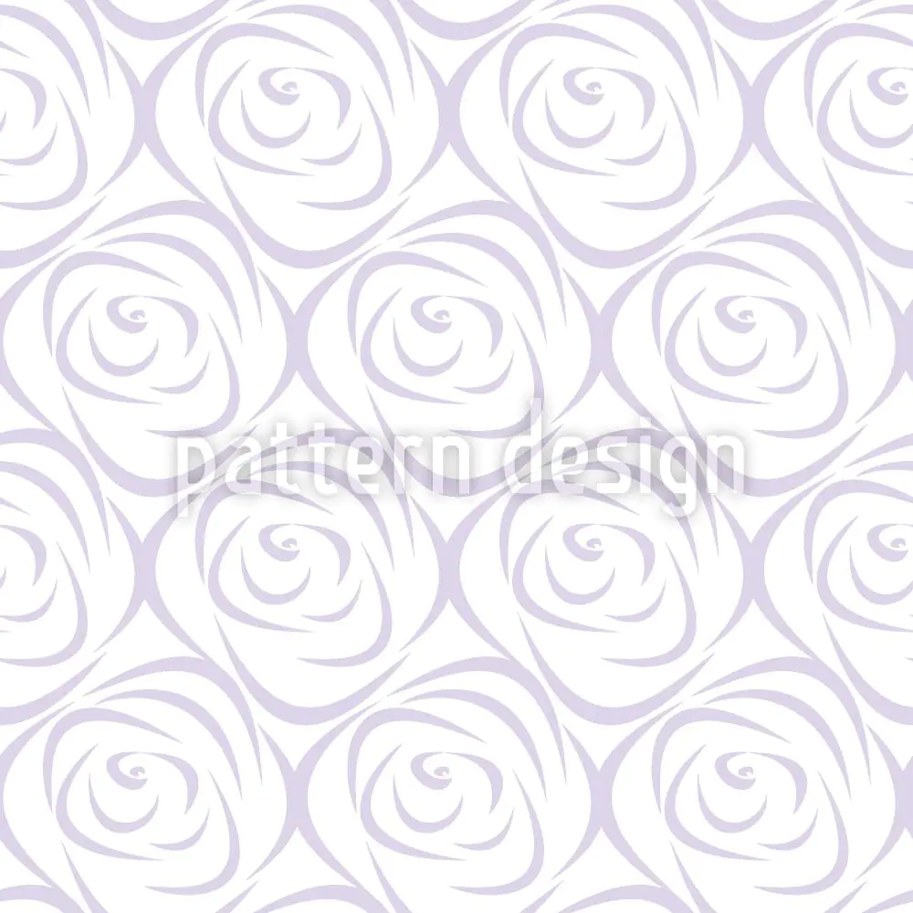 Wall Mural Pattern Wallpaper Rosabella Purple