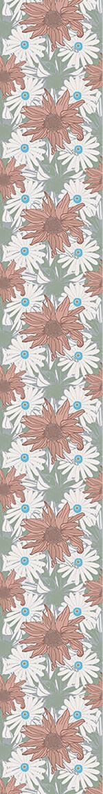 Wall Mural Pattern Wallpaper Expedition Echinacea