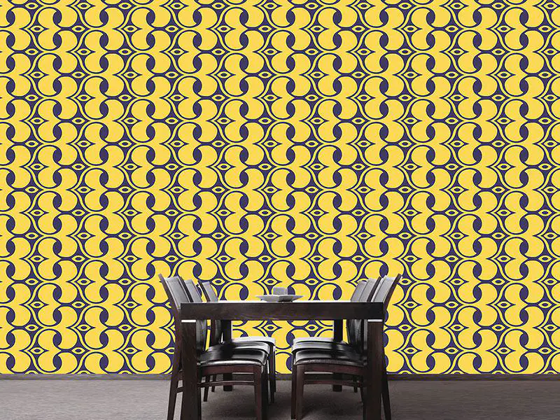 Wall Mural Pattern Wallpaper Infinite Loop Detail