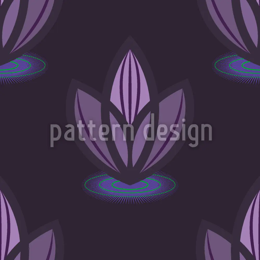 Papier peint design Lotus Lilaq