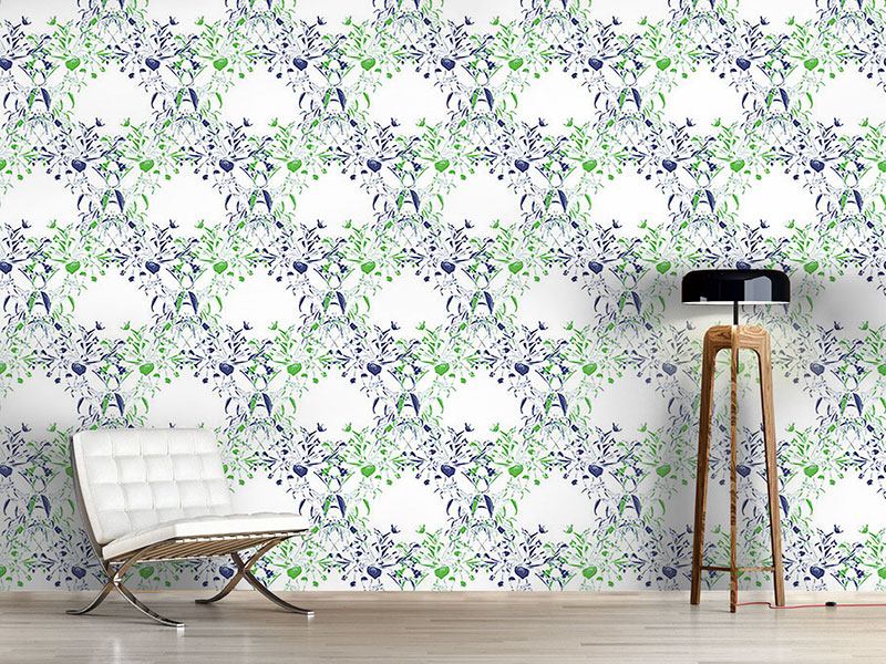 Wall Mural Pattern Wallpaper Flower Bouquet