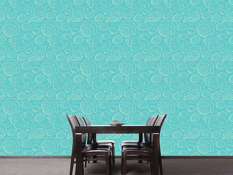 Wall Mural Pattern Wallpaper Frutti Di Mare