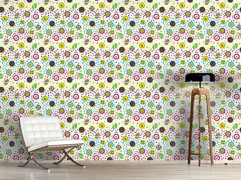 Wall Mural Pattern Wallpaper Candy Time