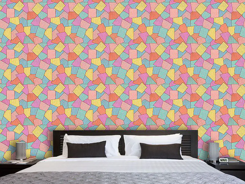 Wall Mural Pattern Wallpaper Abstract Tiles