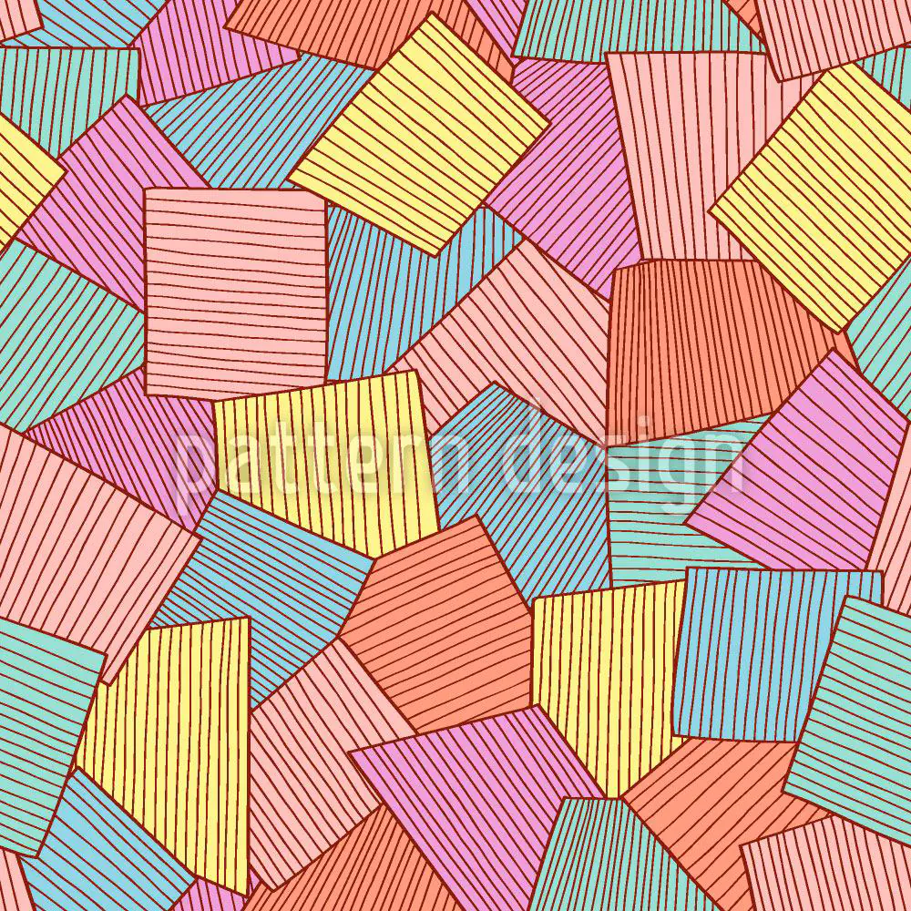 Papier peint design Abstract Tiles