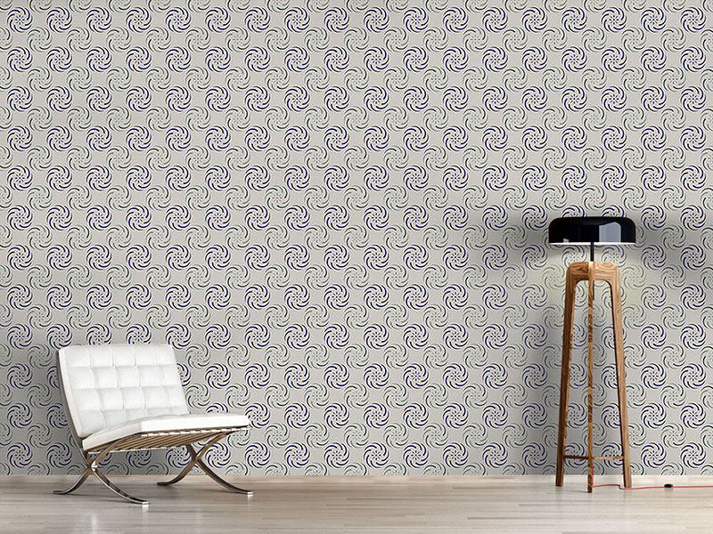 Wall Mural Pattern Wallpaper Swirls On Grey