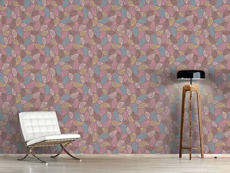 Wall Mural Pattern Wallpaper Silhouetto