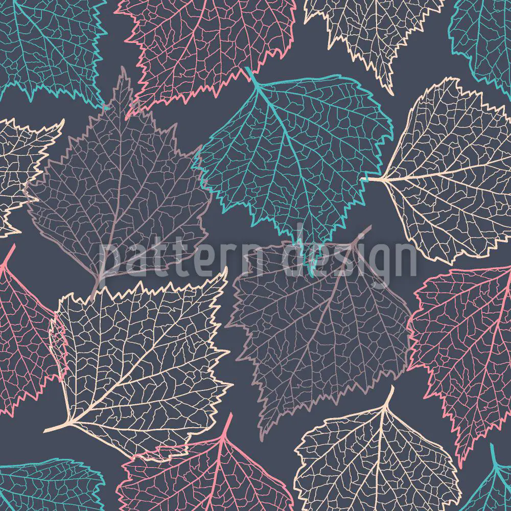 Wall Mural Pattern Wallpaper Autumn Thoughts