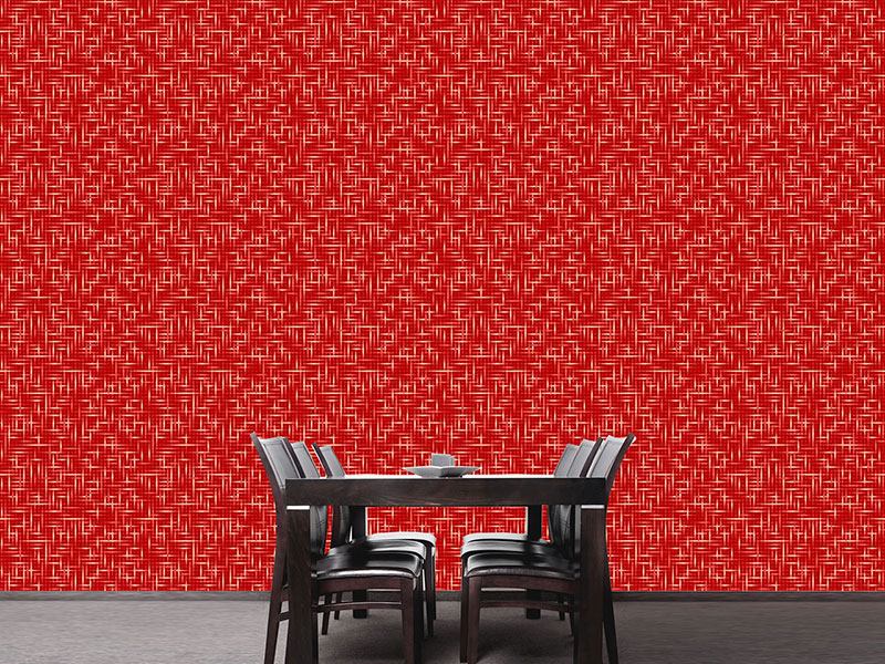 Wall Mural Pattern Wallpaper Textus Red