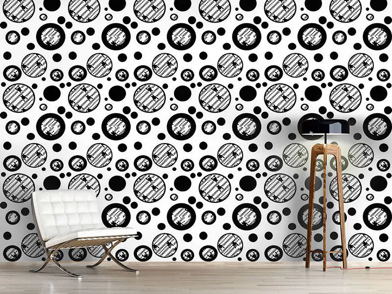 Wall Mural Pattern Wallpaper Houndstooth Dalmatian
