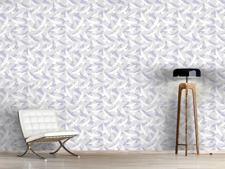 Wall Mural Pattern Wallpaper Dove Pastel
