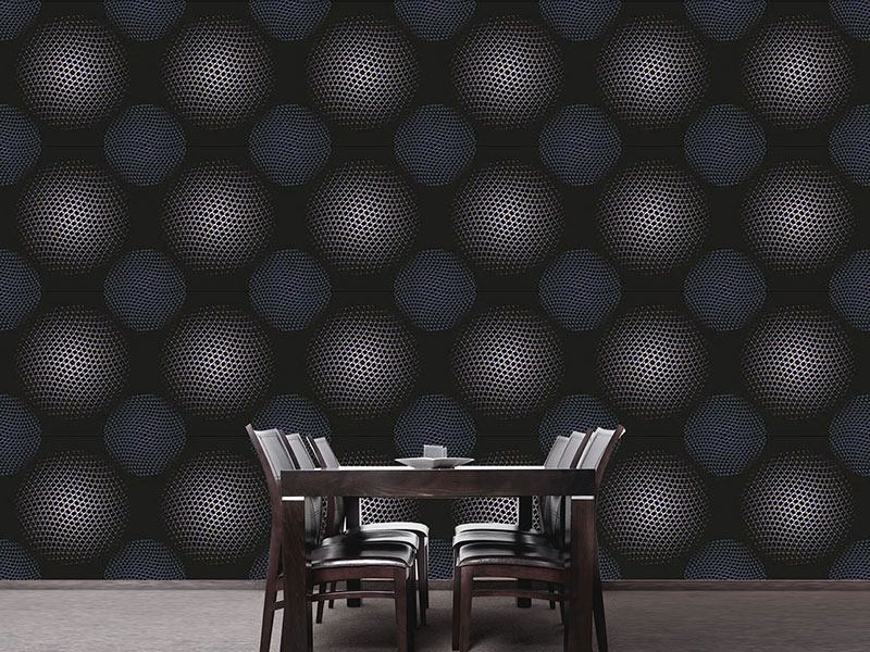 Wall Mural Pattern Wallpaper Space Balls