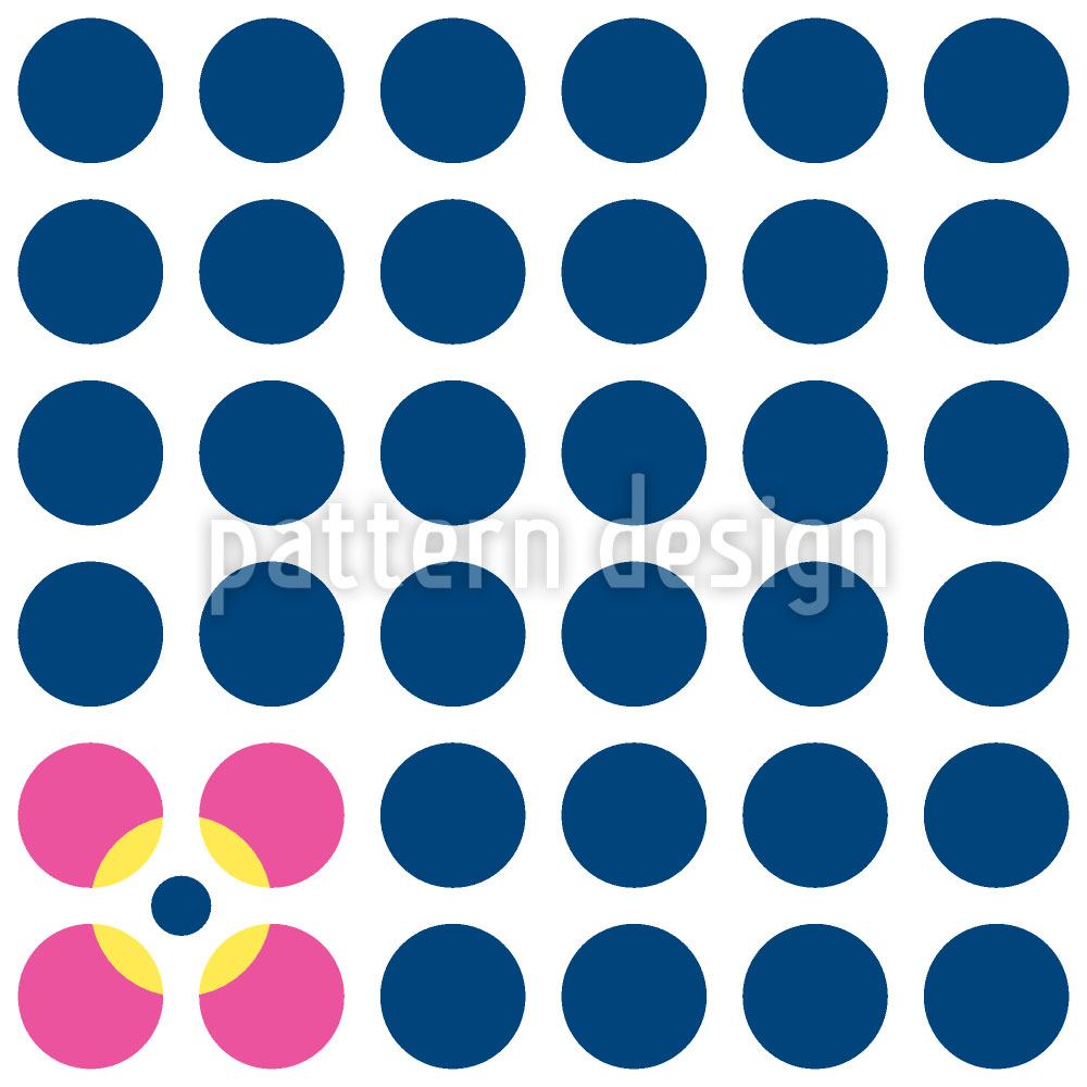 Papier peint design Floral Dots