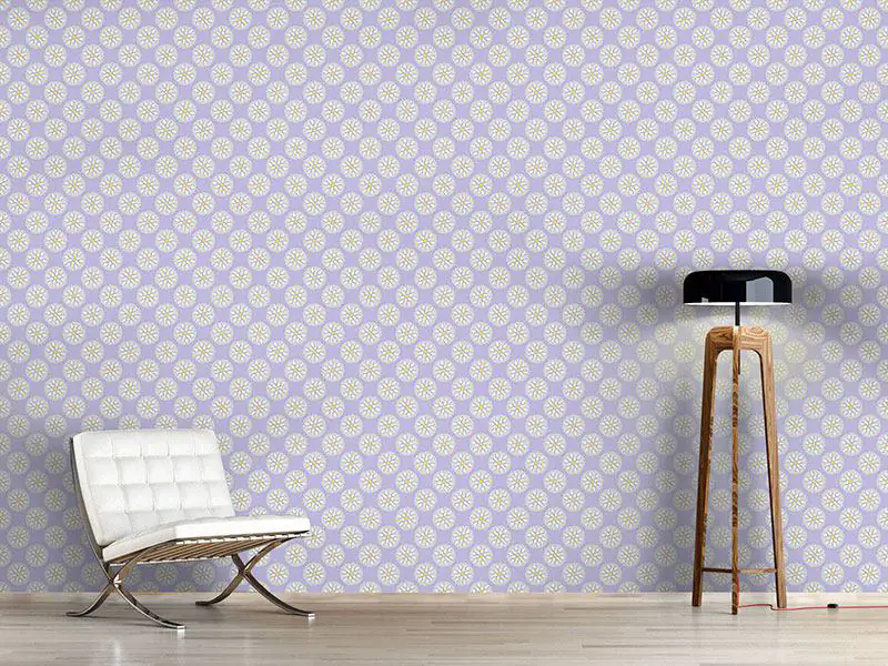 Wall Mural Pattern Wallpaper Fantasy Pit Lilacs