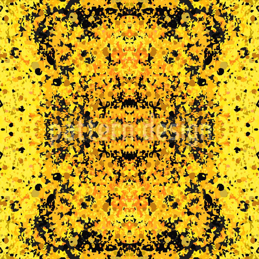 Papier peint design Stained Yellow