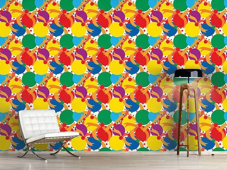 Wall Mural Pattern Wallpaper Partytime
