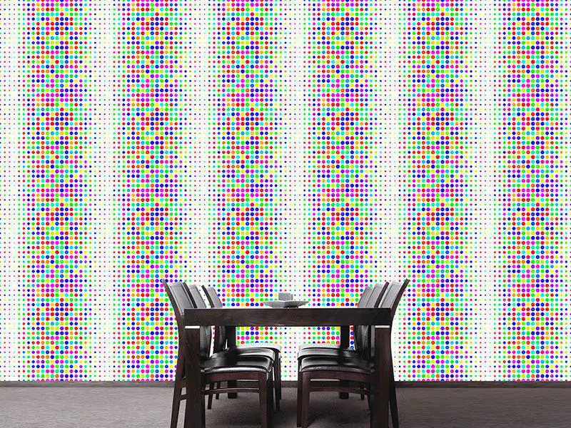 Wall Mural Pattern Wallpaper Vertical Confetti Wave