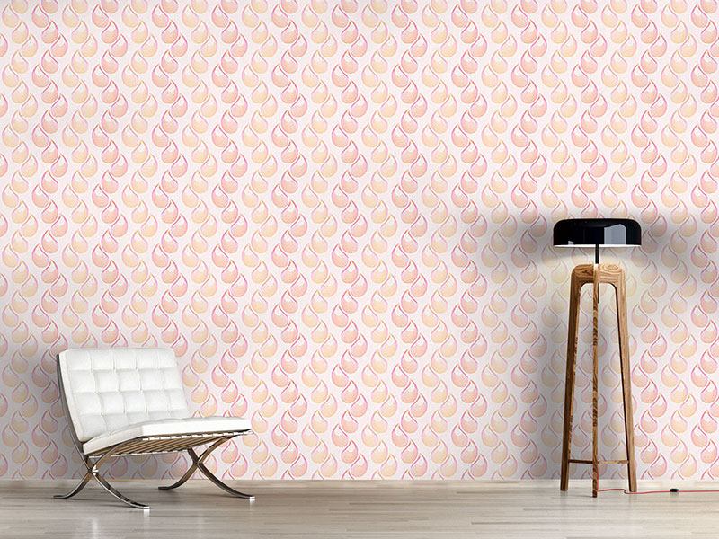 Wall Mural Pattern Wallpaper Pink tears