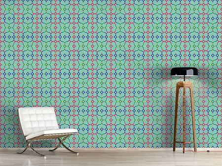 Wall Mural Pattern Wallpaper Poptanic Rings