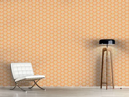 Wall Mural Pattern Wallpaper Blossom Drops Chamois