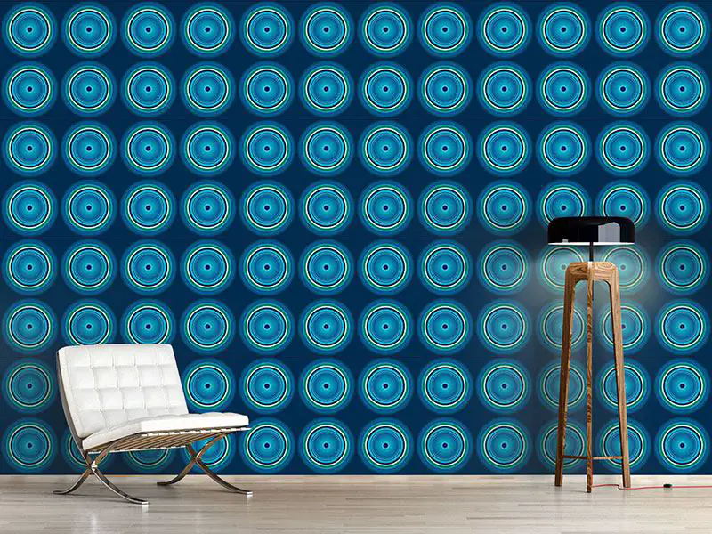 Wall Mural Pattern Wallpaper Fidelio Blue