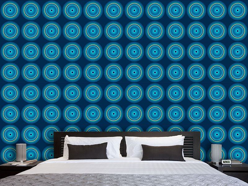 Wall Mural Pattern Wallpaper Fidelio Blue