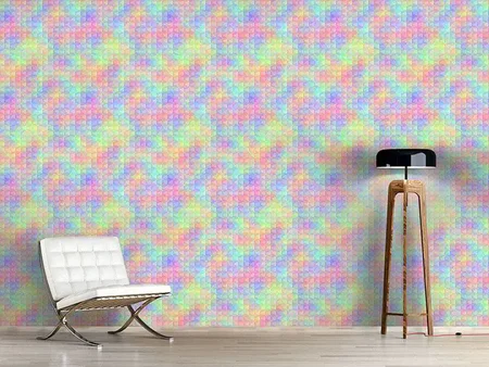 Wall Mural Pattern Wallpaper Rainbow Impressions