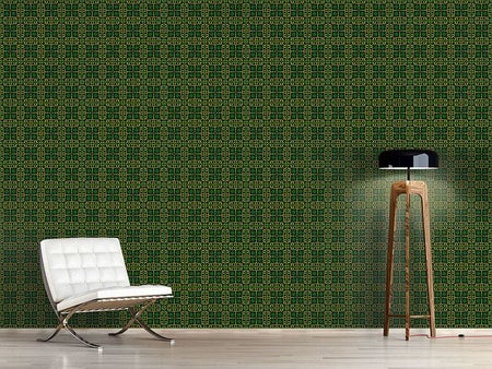 Wall Mural Pattern Wallpaper Ninety One In Gold Letters