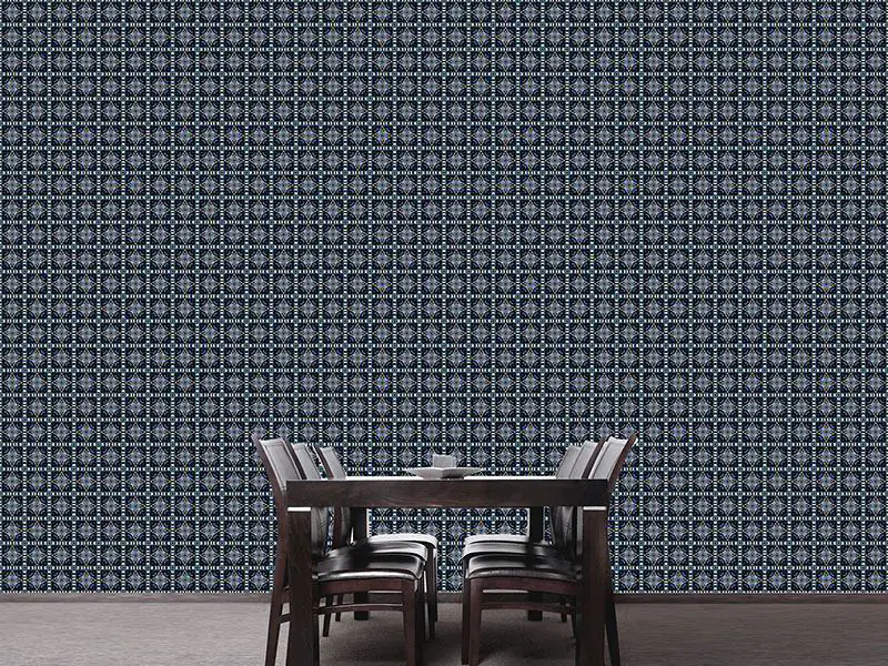 Wall Mural Pattern Wallpaper Galactic Oriental