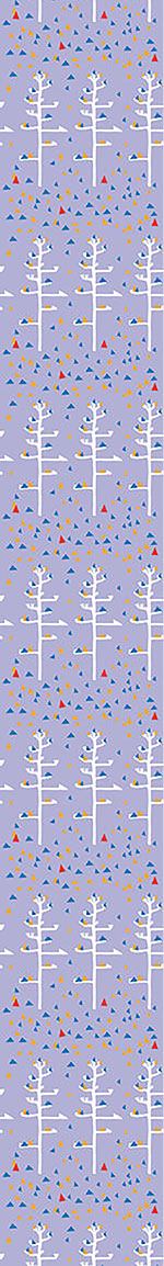 Papier peint design Agave Trees In Triangle Foliage