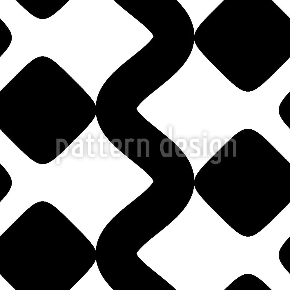 Wall Mural Pattern Wallpaper Snakes In The Checkered Garden