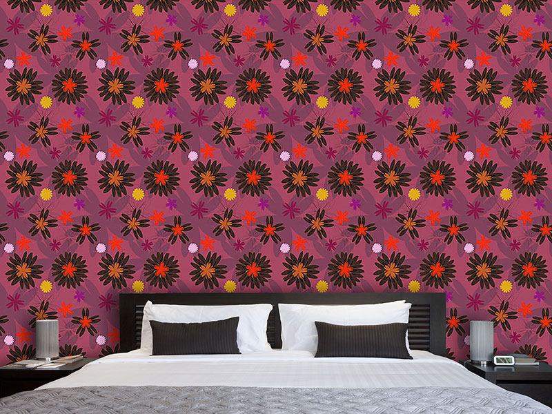 Wall Mural Pattern Wallpaper Flower Fantasy