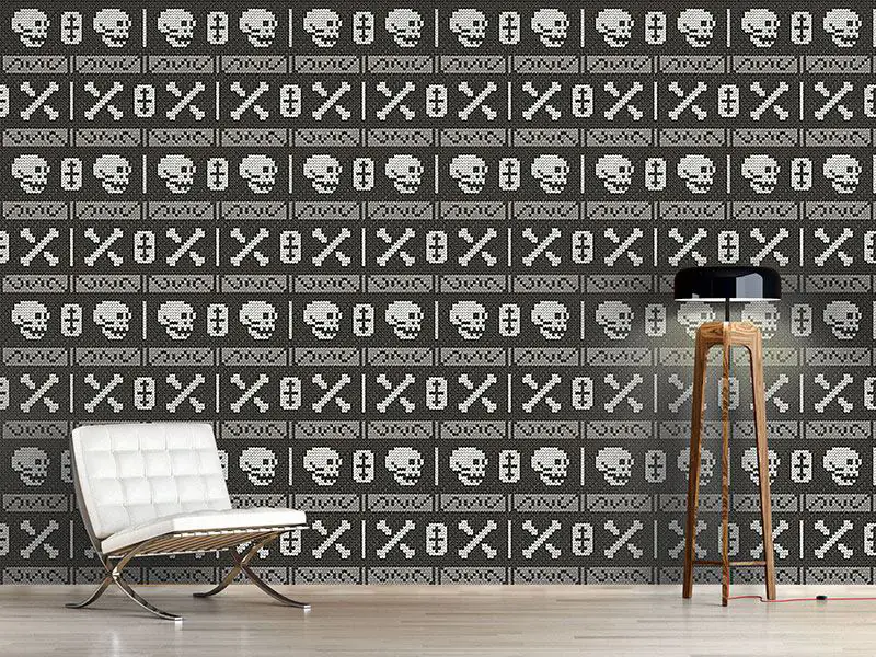 Wall Mural Pattern Wallpaper Cemetery Of The Soft Rockers