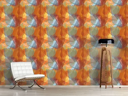 Wall Mural Pattern Wallpaper Amber And Ice