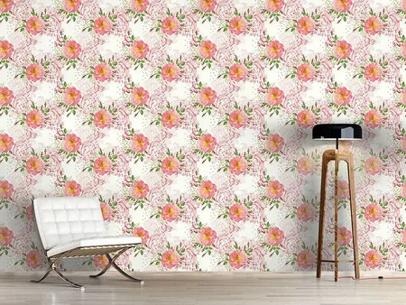 Wall Mural Pattern Wallpaper Epochal Roses