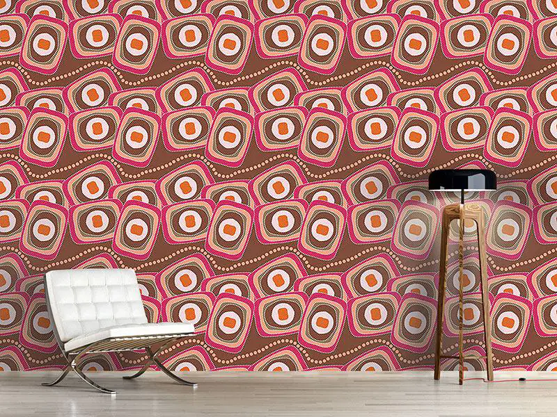 Wall Mural Pattern Wallpaper The Snakes Outback Breakfast