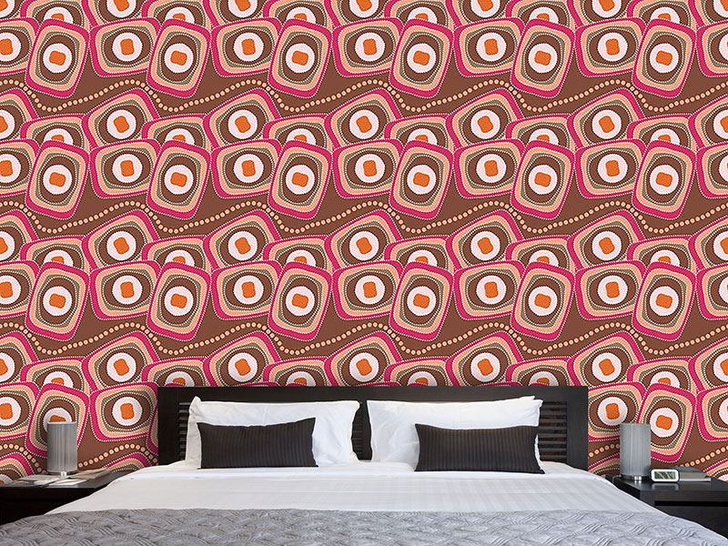 Wall Mural Pattern Wallpaper The Snakes Outback Breakfast