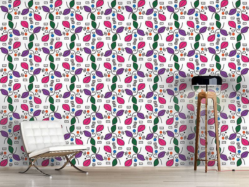 Wall Mural Pattern Wallpaper Leaves In China