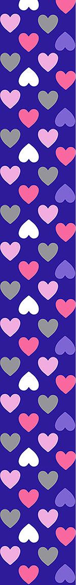 Wall Mural Pattern Wallpaper Purple Heart