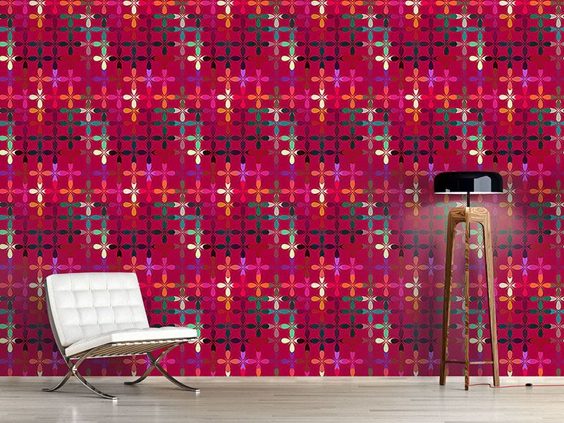 Wall Mural Pattern Wallpaper Abstract Flowerbed