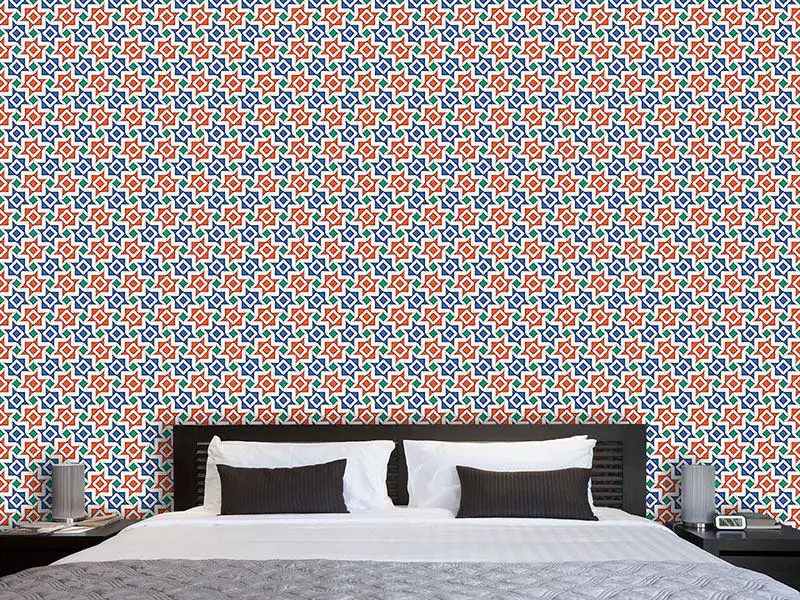 Wall Mural Pattern Wallpaper Geometric Alhambra