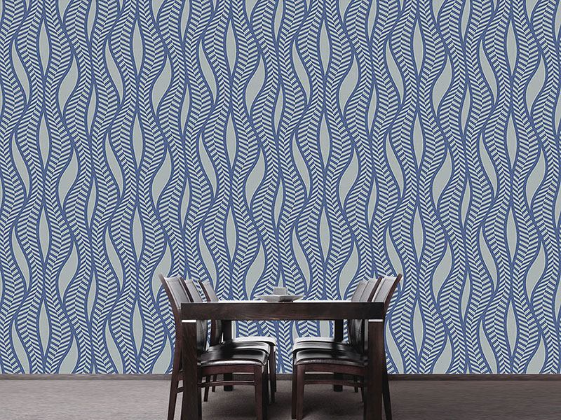Wall Mural Pattern Wallpaper Herringbone Thicket