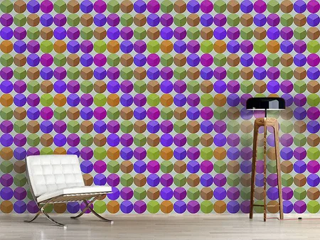 Wall Mural Pattern Wallpaper Are There Circular Corners