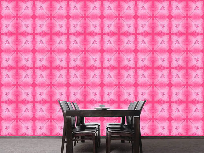 Designmuster Tapete Pinky Florale