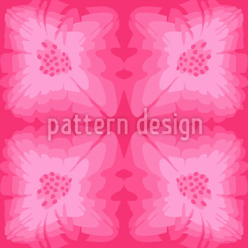 Papier peint design Pinky Florale