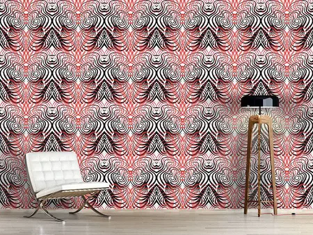 Wall Mural Pattern Wallpaper Floral Vibrations