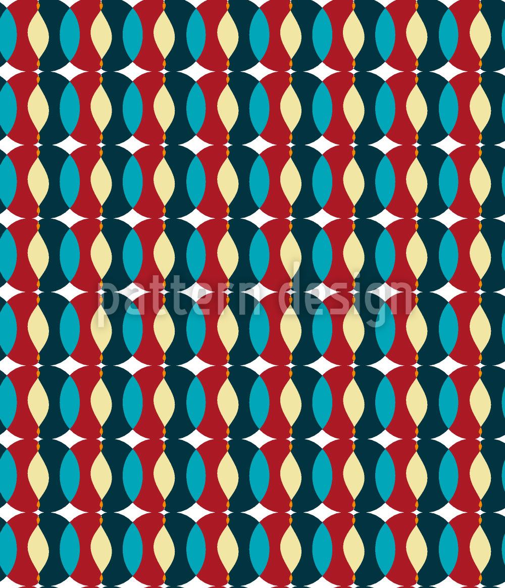 Wall Mural Pattern Wallpaper Chains Of Colored Sequences