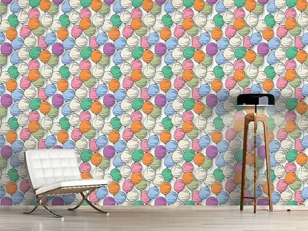 Wall Mural Pattern Wallpaper Balloons